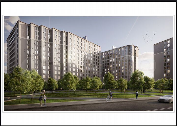 2-к. квартира, 59,5 м², 4/14 эт.