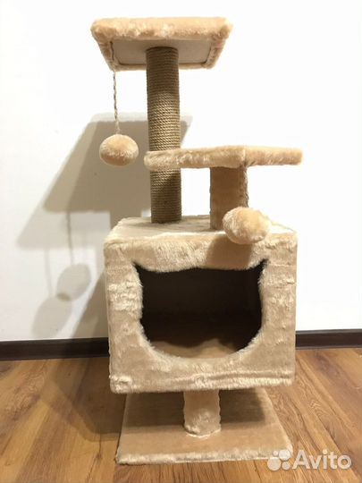 Домик для котика с когтеточкой