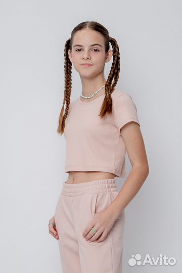 Футболка-топ для девочки Crockid кб 302049 (164)