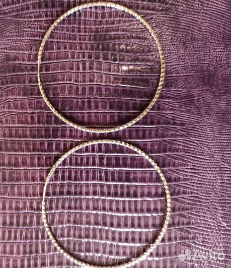 Серьги кольца