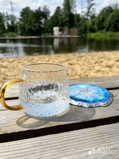 Подстаканник из эпоксидной смолы