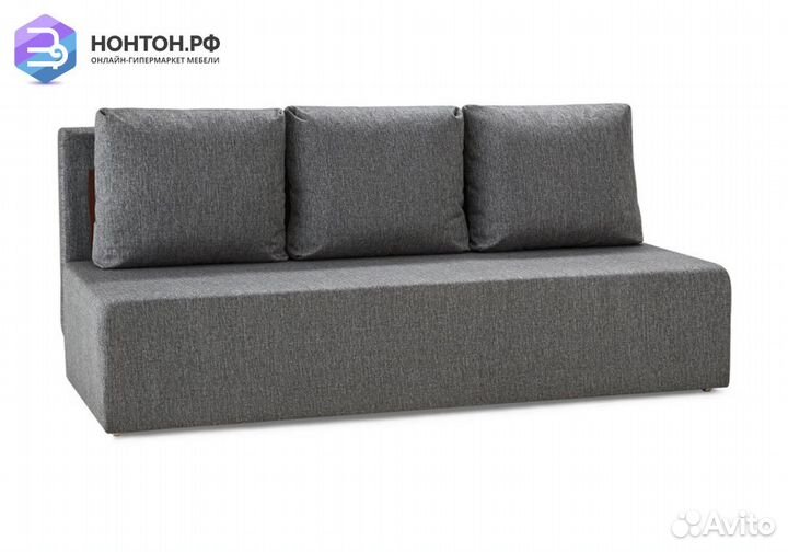 Диван еврокнижка Крит темно-серый
