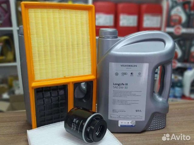 Комплект для ТО Volkswagen polo, масло 0W30