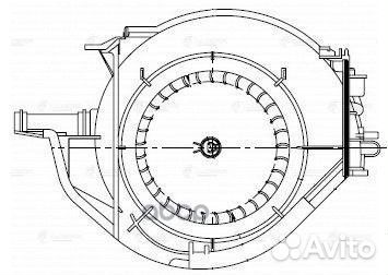 Вентилятор отоп. для а/м Audi A6 (C6) (04) LFh