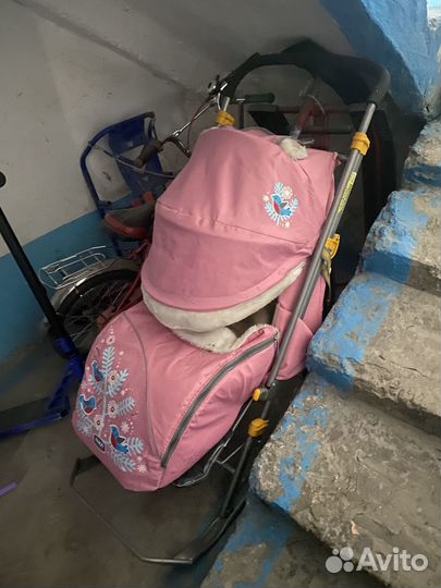 Коляска санки