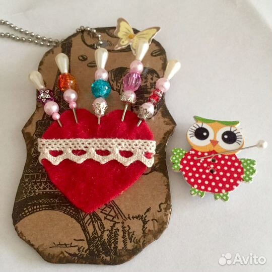 Чехол для ножниц и счетные иголки