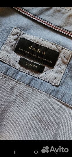 Рубашка мужская zara m