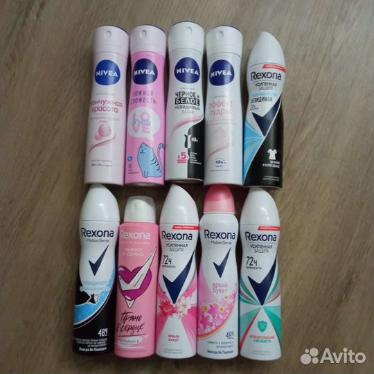 Дезодорант антиперспирант nivea,Rexona