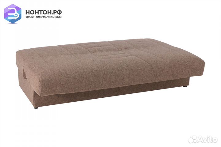 Диван книжка Ручеек рогожка коричневая