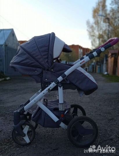 Коляска 2в1 люлька Adamex Vicco