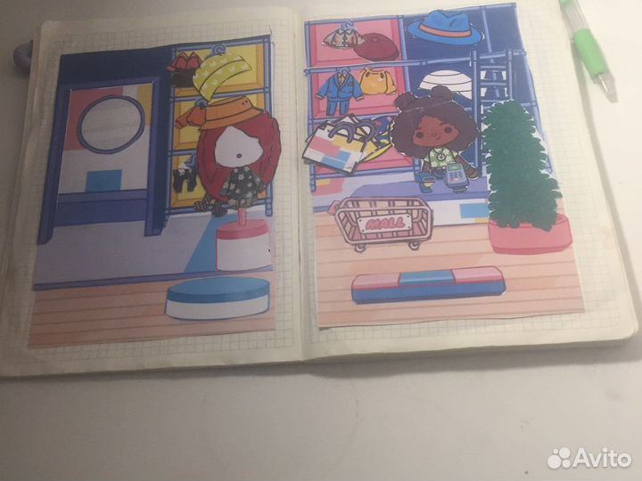 Бумажный журнал тока бока 14лакаций и 9персонажей