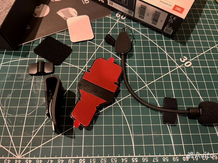 Микрофон cardo edge и площадки-крепление