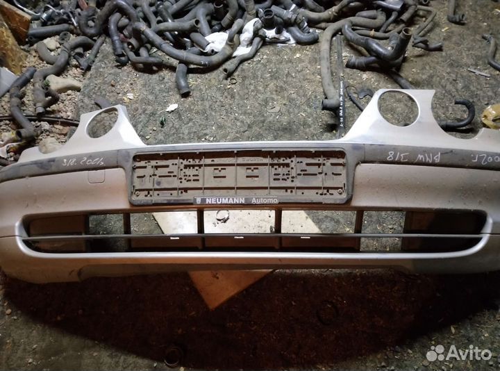 Бампер передний бмв 3, 2001 год