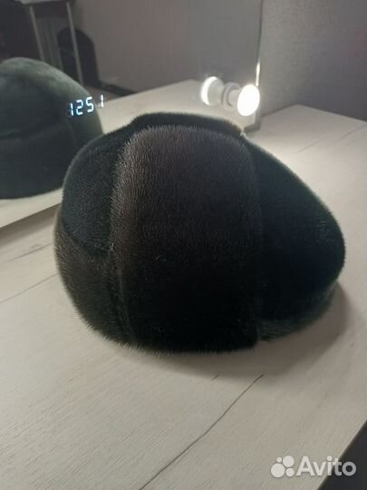 Меховая мужская кепка из нерпы. Новая, размер 57
