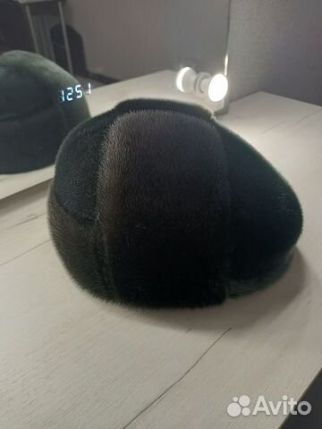 Меховая мужская кепка из нерпы. Новая, размер 57
