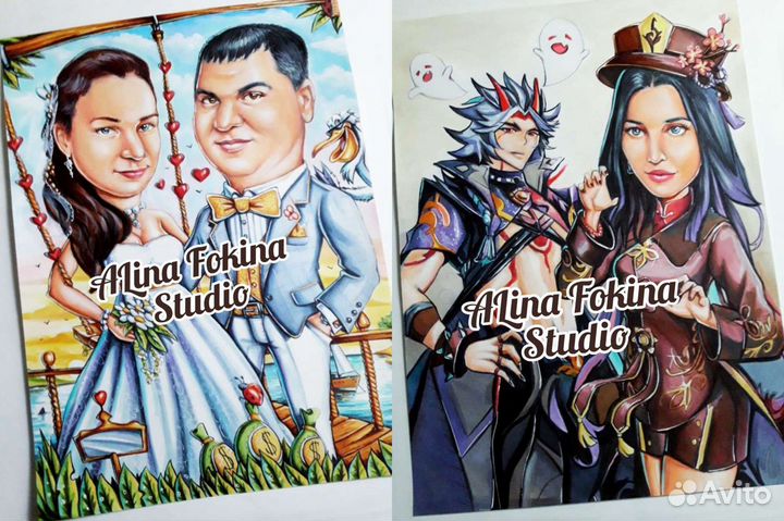 Шарж по фото на заказ. Шаржист на мероприятие