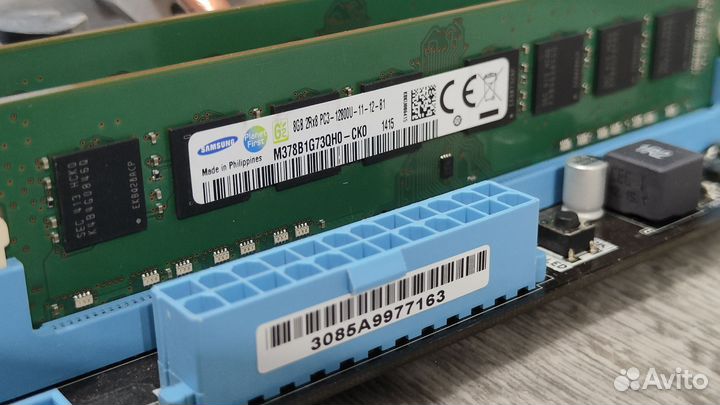 Материнская плата с процессором asus p8B75-v