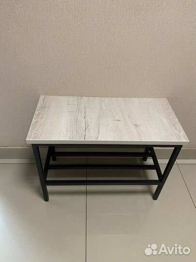 Обувница банкетка в прихожую для обуви Лофт