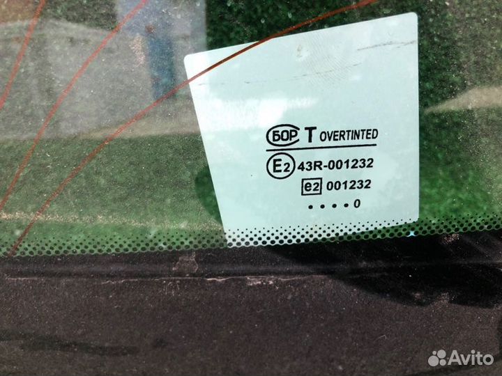 Стекло двери заднее LADA Granta 11186 2020