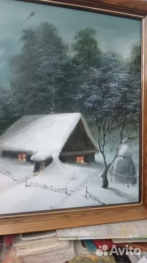 Зима.картина неиз.худ