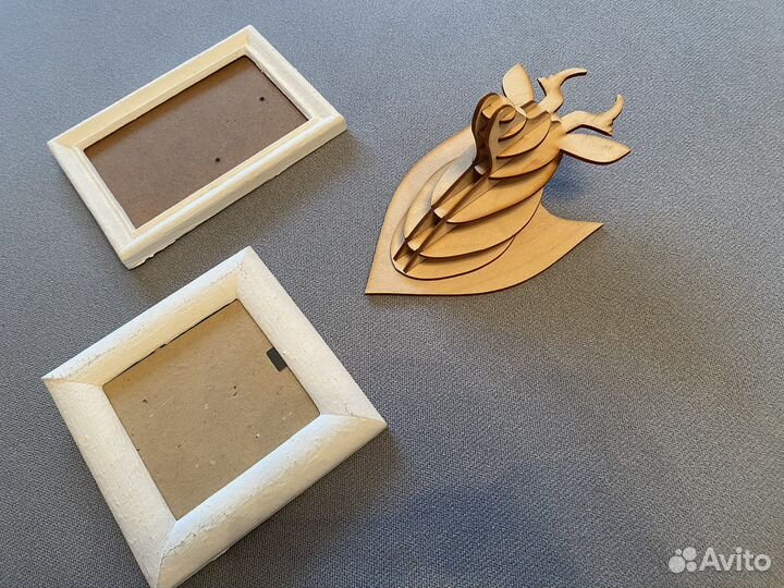 Рамки для фото и декоративеый олень