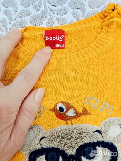 Кофточки на мальчика 62-68