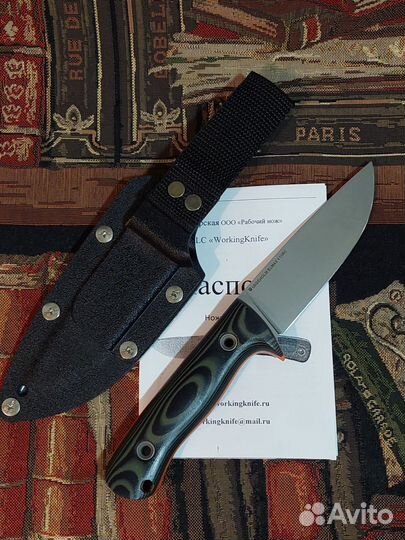 Нож WorkingKnife WK24EXP Elmax Матовая Полировка