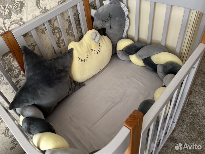 Бортики в детскую кроватку
