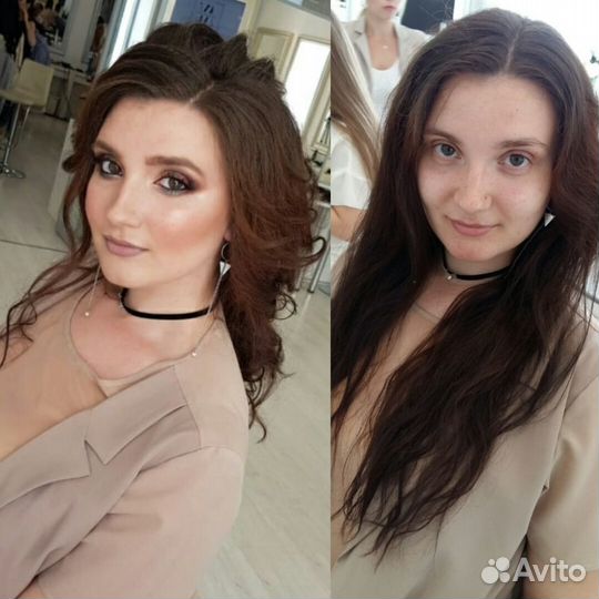 Макияж, причёски, брови