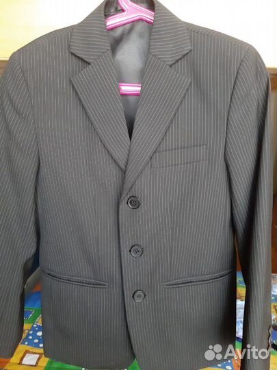 Пиджак и жилет школьный для первоклассника