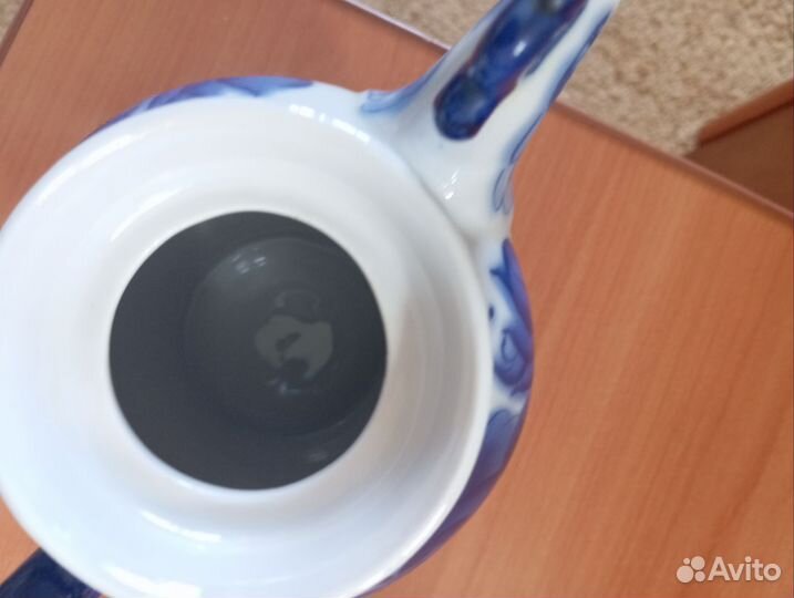 Чайник заварочный СССР. Гжель