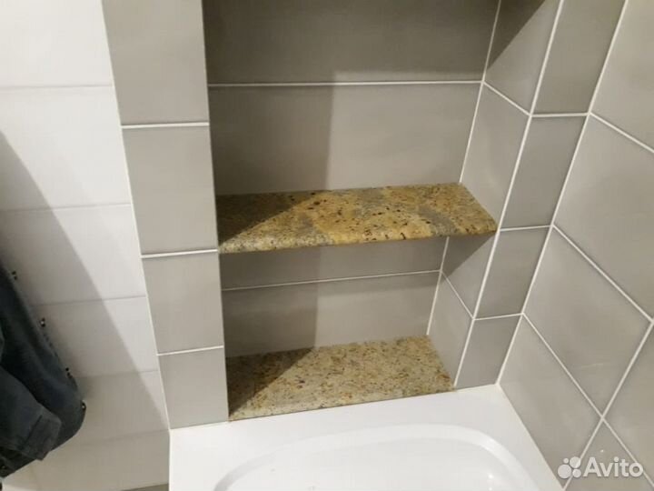 Полка из камня, мрамор, гранит