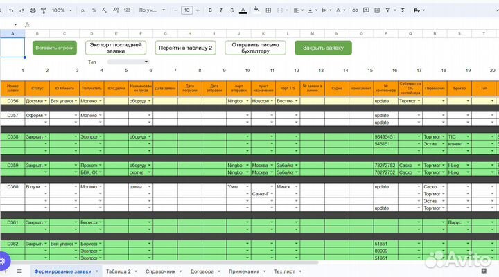 Автоматизация Excel, гугл-таблиц. Формулы, скрипты