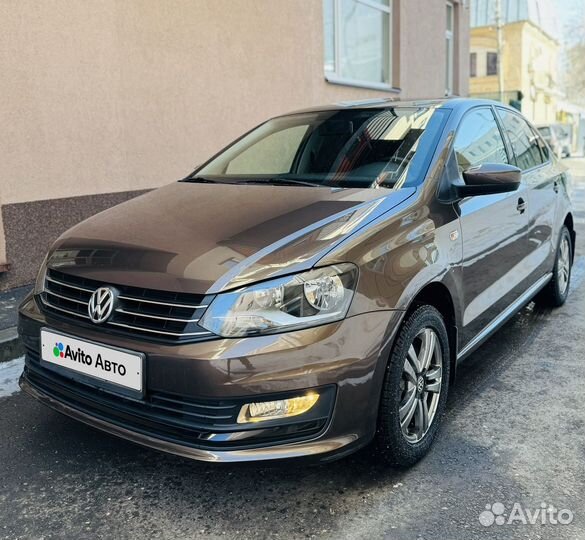 Volkswagen Polo 1.6 AT, 2015, 41 500 км
