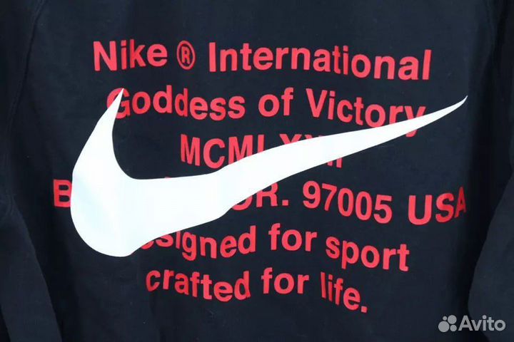 Свитшот Nike Swoosh Terry Herren Черный