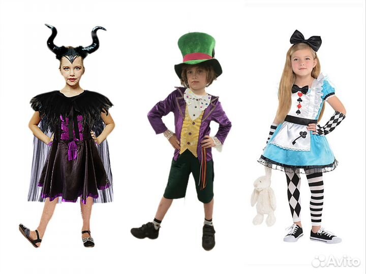 Костюм Шляпника, Малифисента, Алиса. Прокат