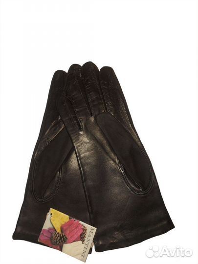 Перчатки женские кожаные размер 6,7
