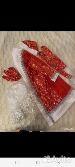 Детский костюм деда мороза