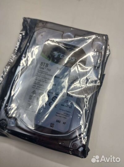 Exos 7E8 Seagate ST8000NM0075 8Tb SAS HDD новые