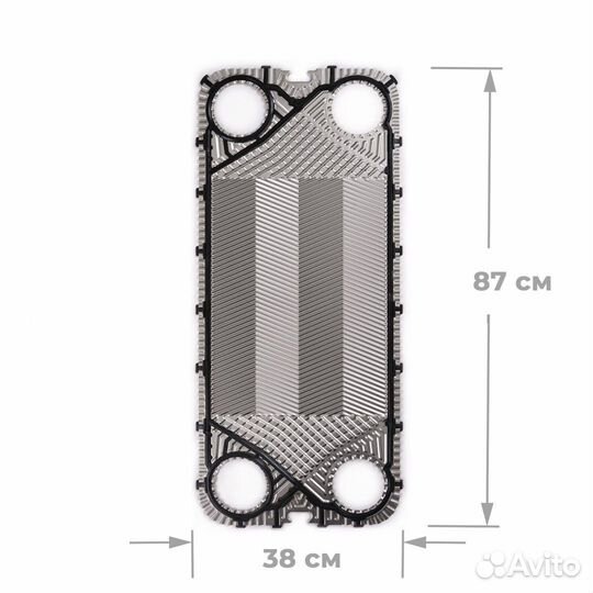 Пластины для теплообменника S21a нн21TL - 10шт