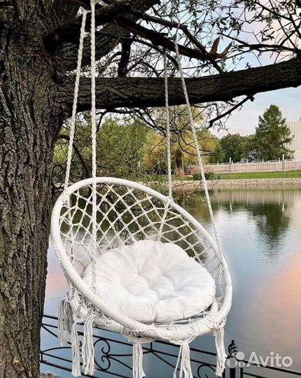 Кресло гамак плетеное