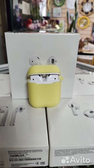 Новые наушники AirPods 2 серии + гарантия