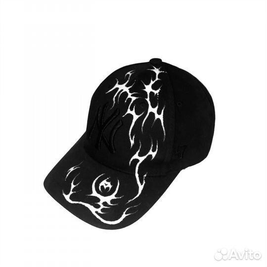 Кепка с принтом кастом tapout винтаж y2k