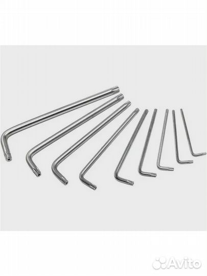 Набор ключей torx с отверстием 9шт WP222002