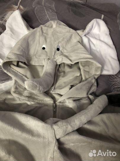Костюм слоненка кигуруми новый
