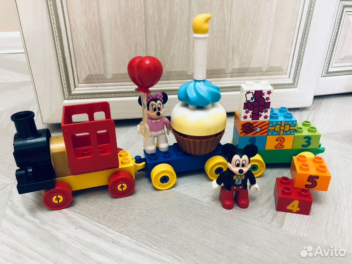 Lego duplo холодное сердце, поезд с д/р,пикник