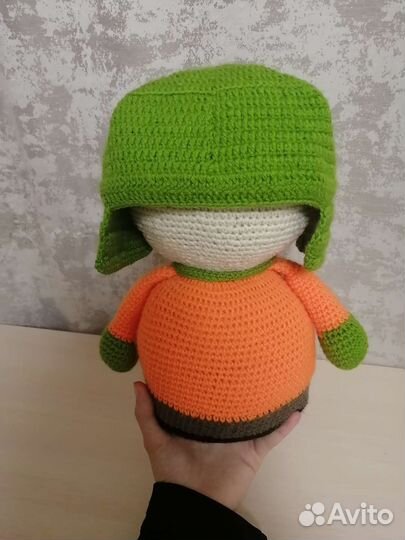 Игрушки вязаные ручной работы, южный парк, грудь