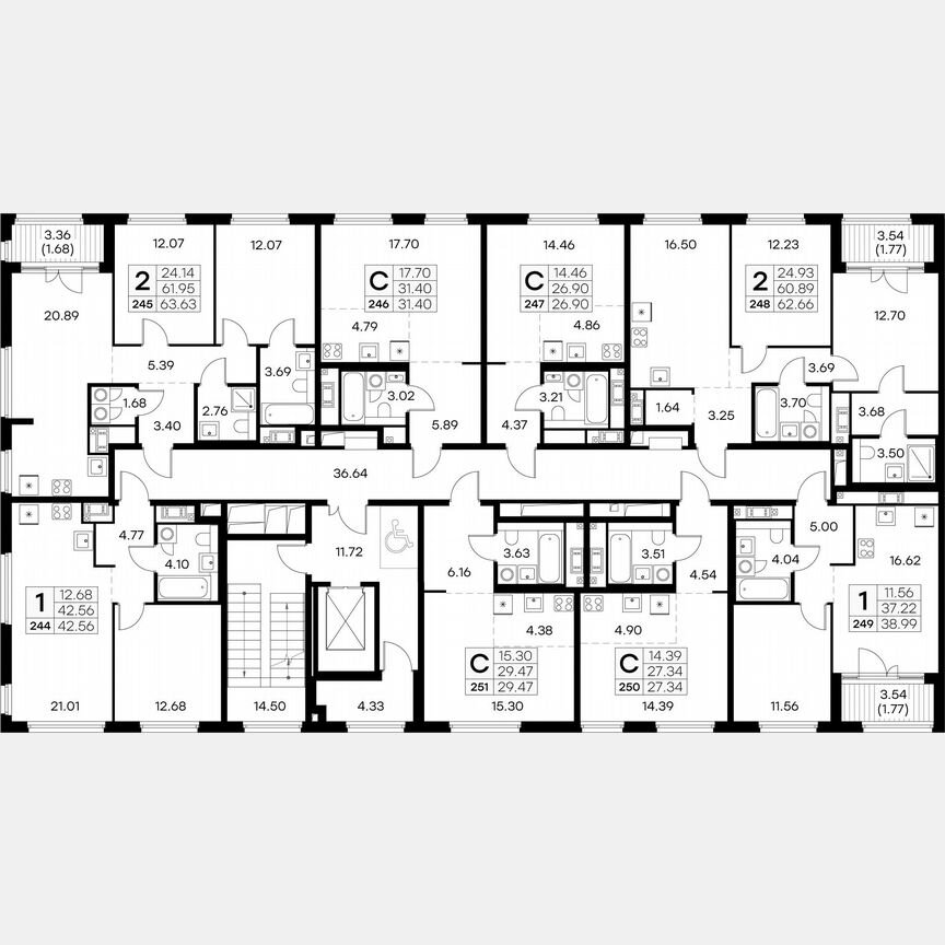 Квартира-студия, 30,1 м², 4/18 эт.
