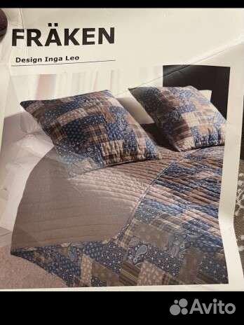 Комплект новый fraken IKEA покрывало и 2 наволочки