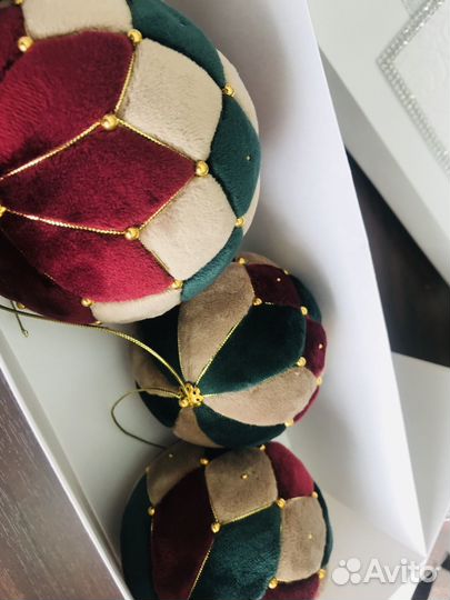 Новогодние шары ручной работы